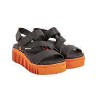 ART Femme 1573 Brighton Sandale, Nappa Black Orange, 42 EU