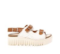 ART Femme 1677 Brighton Sandale Plate, Cuir Blanc, 36 EU