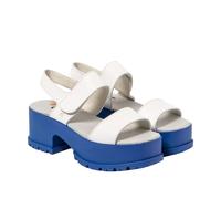 ART Femme 1829 Manchester Sandale, Nappa White Blue, 40 EU