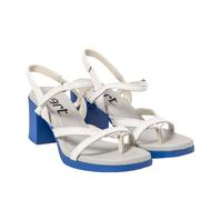 ART Femme 1844 Cannes Sandale, Nappa White Blue, 36 EU