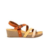 ART Femme 1930 I Live Sandale cale, Orange foncé Miel, 41 EU