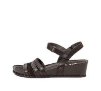 ART Femme 1943 I Imagine Sandale cale, Total Noir, 37 EU