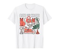 Art Fibre Amatrice De Chat Macrame D Drole T-Shirt