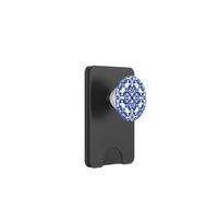 Art Floral Baroque Italien Bleu PopSockets PopWallet pour MagSafe