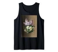 Art Floral botanique Violet Lilas Blanc Débardeur