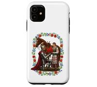Art Floral Chevalier polonais Poppies Romance Cheval Coque pour iPhone 11