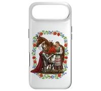 Art Floral Chevalier polonais Poppies Romance Cheval Coque pour iPhone Air