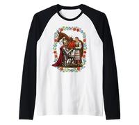 Art Floral Chevalier polonais Poppies Romance Cheval Manche Raglan