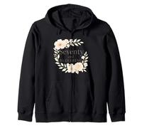 Art Floral de célébration Soixante-dix Floraison Sweat à Capuche