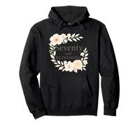 Art Floral de célébration Soixante-dix Floraison Sweat à Capuche