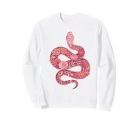 Art Floral esthétique Serpent pour Reptiles Sweatshirt