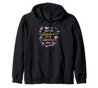Art Floral First Time Grandma Let The Spoiling Begin Sweat à Capuche