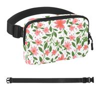 Art Flower Unisexe Style Fanny Pack: Fashion Waist Packs, Crossbody Bags Sport Slim Fashion pour Jogging Randonnée Randonnée Femme Homme, Multicolore 01., 1.5x9.0x5.9in/4x23x15cm