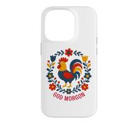 Art Folklorique scandinave Coq Dieu Morgon Coque pour iPhone 14 Pro