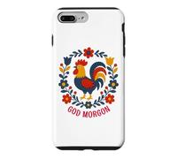 Art Folklorique scandinave Coq Dieu Morgon Coque pour iPhone 7 Plus/8 Plus