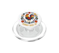 Art Folklorique scandinave Coq Sunny Side Up PopSockets PopGrip pour MagSafe