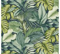 Art For The Home Papier peint panoramique Hawaii 300 x 280cm Vert | Revêtement Mural, Tapisserie, Panneau Mural Décoratif | Pour salon, chambre, entrée Facile à poser et à enlever