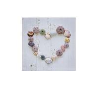 Art for the Home Tableau de jardin Coeur de Coquillages 50 x 50cm Multicolore | Décoration Murale, Décoration Salon