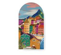 Art For The Home Toile en forme d'arche Isola Bella 54 x 100cm Multicolore