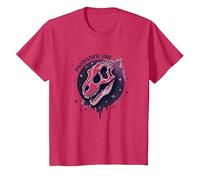 Art fossile de Dinosaure d'âme préhistorique pour Les Fans de paléontologie T-Shirt, Enfant, Rouge Chiné, 2 Ans