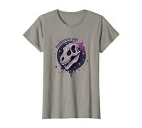 Art fossile de Dinosaure d'âme préhistorique pour Les Fans de paléontologie T-Shirt, Femme, Ardoise, M