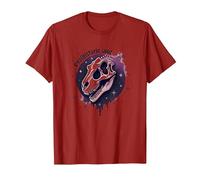 Art fossile de Dinosaure d'âme préhistorique pour Les Fans de paléontologie T-Shirt, Homme, Canneberge, S