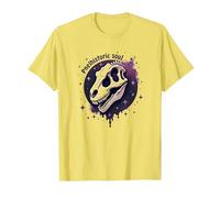 Art fossile de Dinosaure d'âme préhistorique pour Les Fans de paléontologie T-Shirt, Homme, Citron, 3XL
