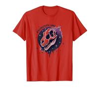 Art fossile de Dinosaure d'âme préhistorique pour Les Fans de paléontologie T-Shirt, Homme, Rouge, XXL