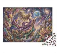 Art Fusion de la Terre Mère Puzzle 1000 Pièces Adultes Et Enfants,Défi, Jeu Éducatif,Premium,Carton,Déco Murale,Dès 14 Ans,Anti-Stress,Détente,Casse-tête 70x50cm