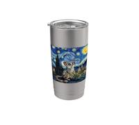 Art Galago Nuit Étoilée Van Gogh Gobelet isotherme en acier inoxydable double paroi