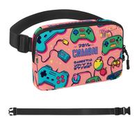 Art Game Controller-972 Sac banane de style unisexe : sacs banane tendance, sacs à bandoulière sport minces à la mode pour jogging, randonnée, randonneur, femme, homme, multicolore, 4 x 23 x 15 cm,