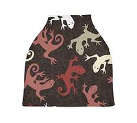 Art Gecko Mural Housse de Canopée pour Poussette,Siège de Voiture pour Bébé Dais Siège Auto Couverture D'Allaitement Pare-Soleil Respirant Extensible pour Bébé