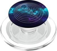 Art Géométrie Sacrée Cercle Culture Ancienne Conspiration Alien PopSockets PopGrip pour MagSafe