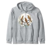 Art géométrique à Motif de Thrasher Marron, Mignon Amour de Thrasher Marron Sweat à Capuche