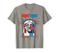 Art géométrique Abstrait Patriotique des États-Unis T-Shirt