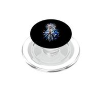 Art géométrique de la Vierge Marie priant Sacré Chrétien Icône Art PopSockets PopGrip pour MagSafe