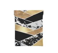Art géométrique Moderne en marbre doré Noir Blanc pailleté, Sac de Rangement pour Femmes, Portefeuille supérieur à Presser, Petit Porte-Monnaie, Pochette de Changement