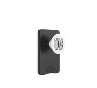 Art géométrique rétro « I Want My 80s Life Back » PopSockets PopWallet pour MagSafe