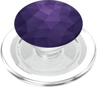 Art géométrique Violet Low Poly PopSockets PopGrip pour MagSafe