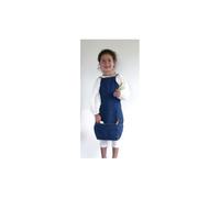ART & GO Tablier Enfant en Jean Bleu - Tablier de Protection Réglable pour Peinture, Cuisine et Loisirs Créatifs - Denim Résistant et Confortable - 1 Pièce