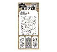 Art Gone Wild Tim Holtz Lot de 25 Pochoir, Transparente, Mini