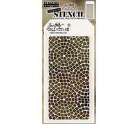 Art Gone Wild Tim Holtz Pochoir de mosaïque, Transparent