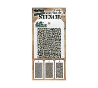 Art Gone Wild Tim Holtz Pochoir Lot de 28, Transparente, Mini