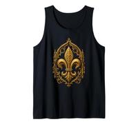 Art Gothique de la cathédrale française Fleur de Lis Débardeur