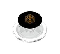 Art Gothique de la cathédrale française Fleur de Lis PopSockets PopGrip pour MagSafe