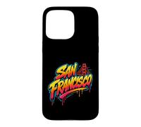 Art Graffiti du Pont du Golden Gate de San Francisco Coque pour iPhone 15 Pro Max