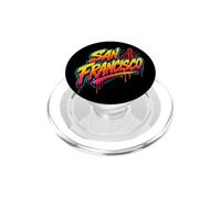 Art Graffiti du Pont du Golden Gate de San Francisco PopSockets PopGrip pour MagSafe
