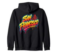 Art Graffiti du Pont du Golden Gate de San Francisco Sweat à Capuche