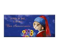 ART GRAFIK-Mini tablette chocolat lait "La perle du jour, c'est toi !" Art Grafik - 30 g