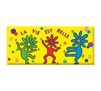 ART GRAFIK-Mini tablette chocolat lait « La vie est belle » Art Grafik - 30 g